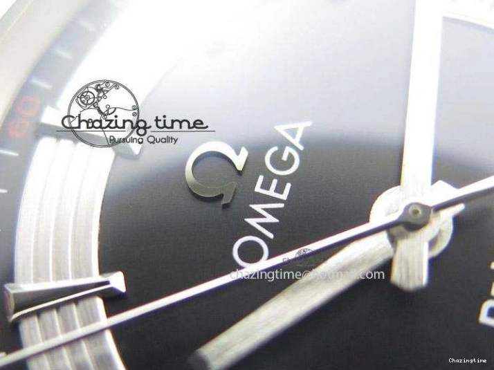 0226 De Ville Hour Vision Co-Axial 41mm SS V6F Best Edition Black Dial On SS Bracelet A BestValue 8277